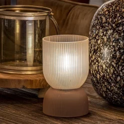 Straluma Kleine Phoebe tafellamp peach op batterijen Light and Living></noscript> Light and Living|Woonkamerlampen