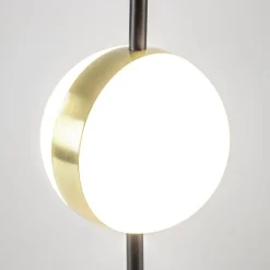 Straluma Kleine tafellamp bol zwart met goud></noscript> Tafellampen|LED Tafellampen