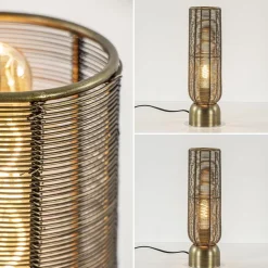 Straluma Kleine tafellamp Lezuza antiek brons></noscript> Draadlampen|Light and Living