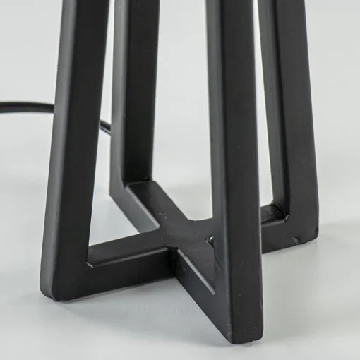 Straluma Kleine tafellamp Miley mat zwart exclusief kap> Lampenvoeten|Light and Living