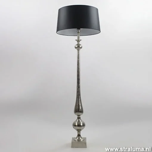 Straluma Lampenkap zwart Bridge 50 cm Chinz 20> Klassieke Verlichting|Woonkamerlampen
