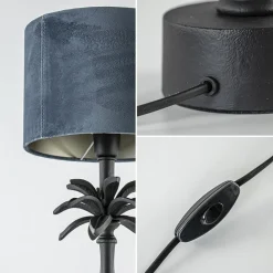 Straluma L&L lampvoet Armata mat zwarte palmboom></noscript> Tafellampen|Lampenvoeten