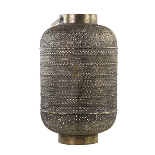 Straluma L&L tafellamp UDUPI bruin-goud Oosters> Light and Living|Woonkamerlampen
