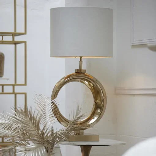 Straluma Lampvoet light gold glossy metaal> Tafellampen|Lampenvoeten