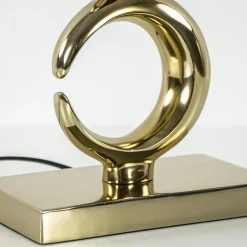 Straluma Lampvoet Maan light gold glossy metaal></noscript> Tafellampen|Lampenvoeten