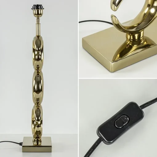 Straluma Lampvoet Maan light gold glossy metaal> Tafellampen|Lampenvoeten