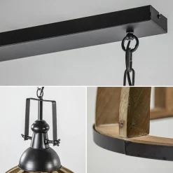 Straluma Landelijk industriële 2-lichts hanglamp hout/zink></noscript> Eettafellampen|Light and Living