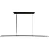 Straluma Langwerpige LED hanglamp zwart met smoke glas 170 cm> Hanglampen|Eettafellampen