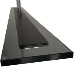 Straluma Langwerpige LED hanglamp zwart met smoke glas 170 cm></noscript> Hanglampen|Eettafellampen