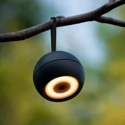 Straluma LED buitenlamp oplaadbaar zwart dimbaar></noscript> Buitenlampen|LED Wandlampen