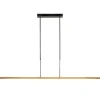 Straluma LED hanglamp aluminium mat zwart met mat goud dimbaar> Hanglampen|Eettafellampen