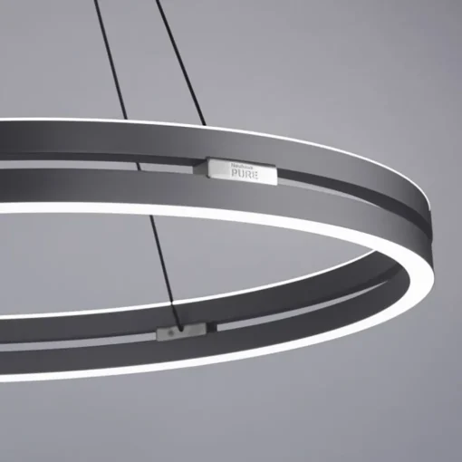Straluma LED hanglamp grijs met E-Lift functie> Hanglampen|Eettafellampen