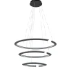 Straluma LED hanglamp ringen mat zwart> Hanglampen|Eettafellampen