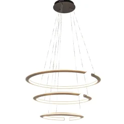 Straluma LED hanglamp ringen mat zwart> Hanglampen|Eettafellampen