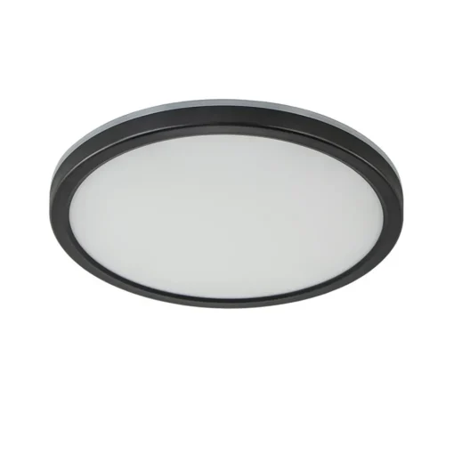 Straluma LED plafondlamp met 3 licht opties zwart rond> Plafondlampen|Wandlampen