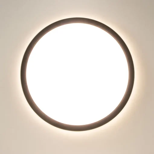 Straluma LED plafondlamp met 3 licht opties zwart rond> Plafondlampen|Wandlampen