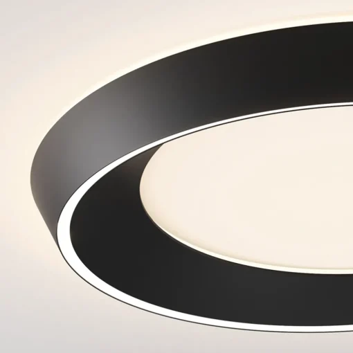 Straluma LED plafondlamp Tidal mat zwart> Plafondlampen|LED Plafondlampen