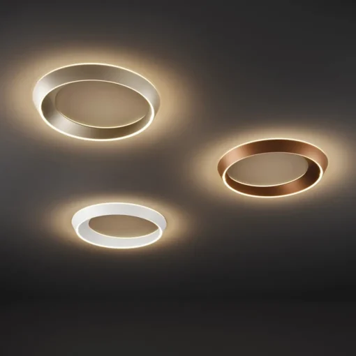 Straluma LED plafondlamp Tidal mat zwart> Plafondlampen|LED Plafondlampen