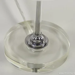Straluma LED tafellamp chroom/opaal glas dimbaar></noscript> Tafellampen|Touch Lampen