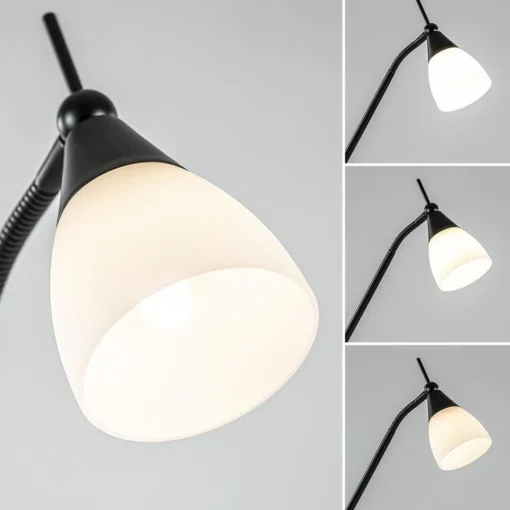Straluma LED vloer/leeslamp Touchy verstelbaar zwart> Vloerlampen|Leeslampen