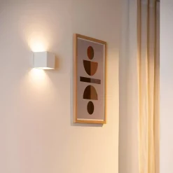 Straluma LED wandlamp oplaadbaar wit vierkant IP54></noscript> Wandlampen|Buitenlampen