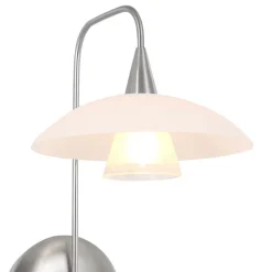 Straluma LED wandlamp staal met glas inclusief snoer><noscript><img width=