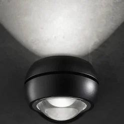 Straluma LED wandlamp up+down Nautilus Mini zwart verstelbaar></noscript> Wandlampen|LED Wandlampen