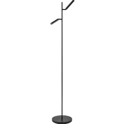 Straluma Leeslamp Flute 2l zwart dim-to-warm> Vloerlampen|Leeslampen