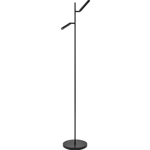 Straluma Leeslamp Flute 2l zwart dim-to-warm> Vloerlampen|Leeslampen