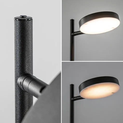 Straluma Leeslamp Round Move Portable zwart oplaadbaar> Vloerlampen|Leeslampen