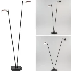 Straluma 2-Lichts design vloerlamp LED op batterij dimbaar> Vloerlampen|Leeslampen