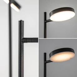 Straluma 2-Lichts design vloerlamp LED op batterij dimbaar><noscript><img width=