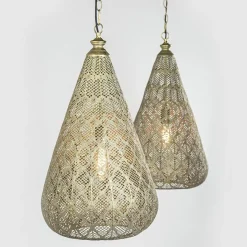 Straluma 2-Lichts eettafelhanglamp mat goud/zwart oriental></noscript> Eettafellampen|Keukenverlichting