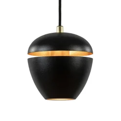 Straluma 4-Lichts eettafelhanglamp mat zwart met goud></noscript> Eettafellampen|Eetkamerverlichting