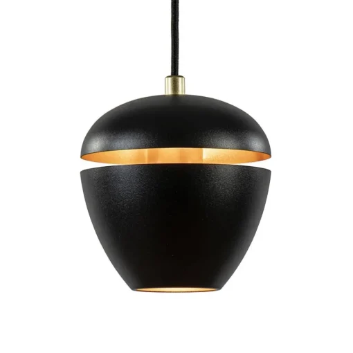 Straluma 4-Lichts eettafelhanglamp mat zwart met goud> Eettafellampen|Eetkamerverlichting