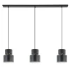 Straluma 3-Lichts eettafelhanglamp zwart met goud accent> Eettafellampen|Keukenverlichting