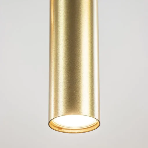 Straluma 3-Lichts hanglamp cilinders mat zwart met goud rond> Eettafellampen|Eetkamerverlichting