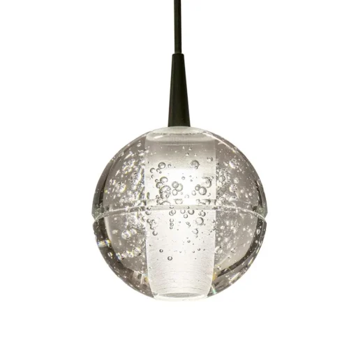 Straluma 3-Lichts hanglamp zwart met helder glazen bollen> Hanglampen|Eettafellampen
