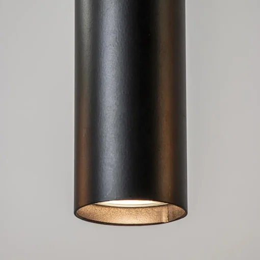 Straluma 8-Lichts metalen hanglamp cilinders mat zwart> Eettafellampen|Eetkamerverlichting