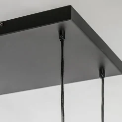 Straluma 8-Lichts metalen hanglamp cilinders mat zwart></noscript> Eettafellampen|Eetkamerverlichting