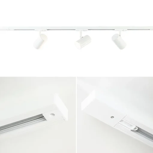Straluma 3-Lichts railsysteem wit 1-fase> Opbouwspots|Keukenverlichting