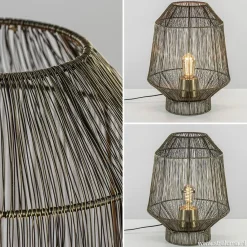 Straluma Light & Living tafellamp Vitora antiek brons></noscript> Draadlampen|Light and Living