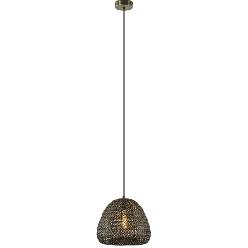 Straluma Light and Living hanglamp Finou klein antiek brons> Hanglampen|Light and Living