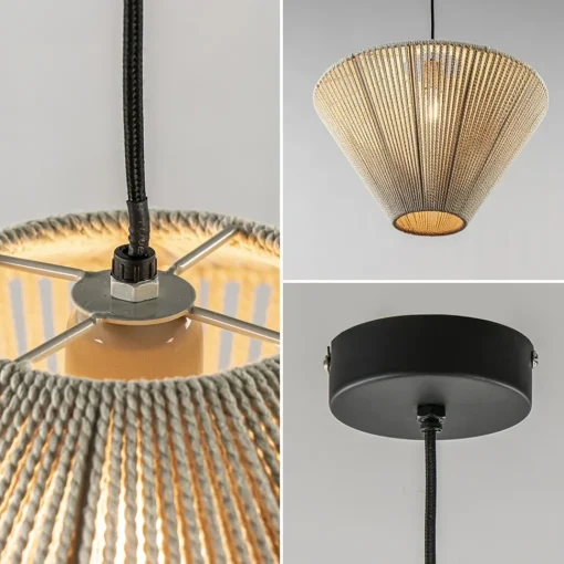 Straluma Light and Living hanglamp Felida créme 42 cm> Eettafellampen|Light and Living