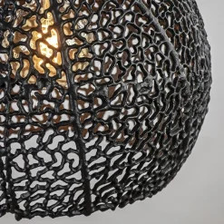Straluma Light and Living hanglamp Sinula mat zwart 45 cm></noscript> Light and Living|Eetkamerverlichting