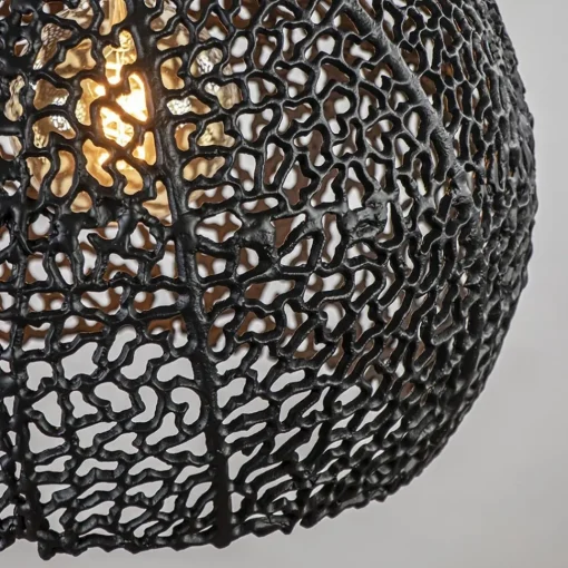 Straluma Light and Living hanglamp Sinula mat zwart 45 cm> Light and Living|Eetkamerverlichting