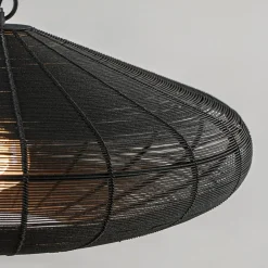 Straluma Light and Living hanglamp Bahoto mat zwart 51 cm></noscript> Hanglampen|Eettafellampen