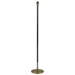 Straluma Light and Living lampvoet Rodrigo zwart/antiek brons> Vloerlampen|Lampenvoeten