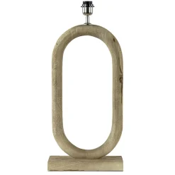 Straluma Light and Living lampvoet Paceco hout naturel> Lampenvoeten|Light and Living