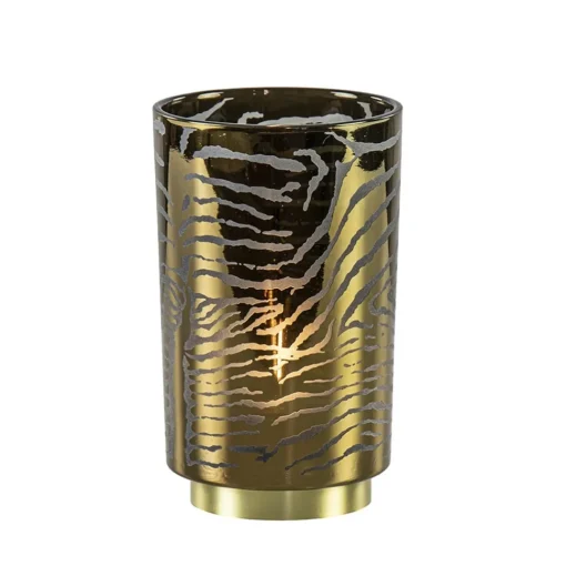 Straluma Light and living tafellamp grijs goud op batterijen Zebra> Tafellampen|Light and Living